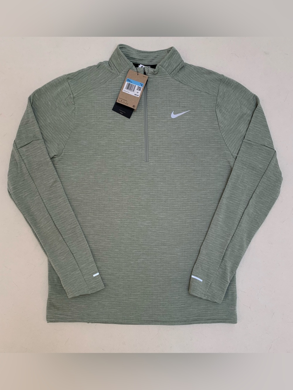 Nike Menâs Therma-FIT Repel 1/2-Zip Running Pullover Jade Green Size M MSRP $95